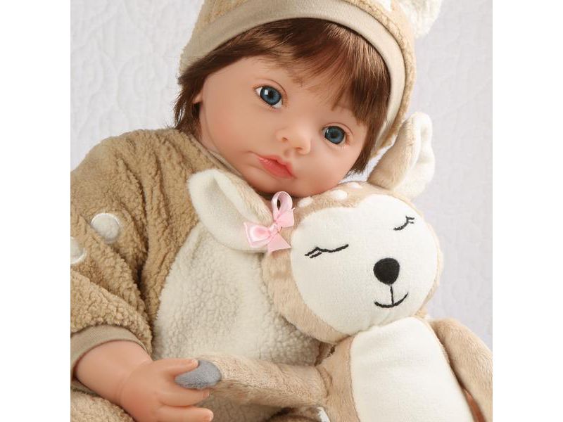 Paradise Galleries Reborn Toddler Girl - Dearly Loved, 19 inch Realistic Doll in GentleTouch Vinyl & Weighted Body, 5-Piece Gift Set