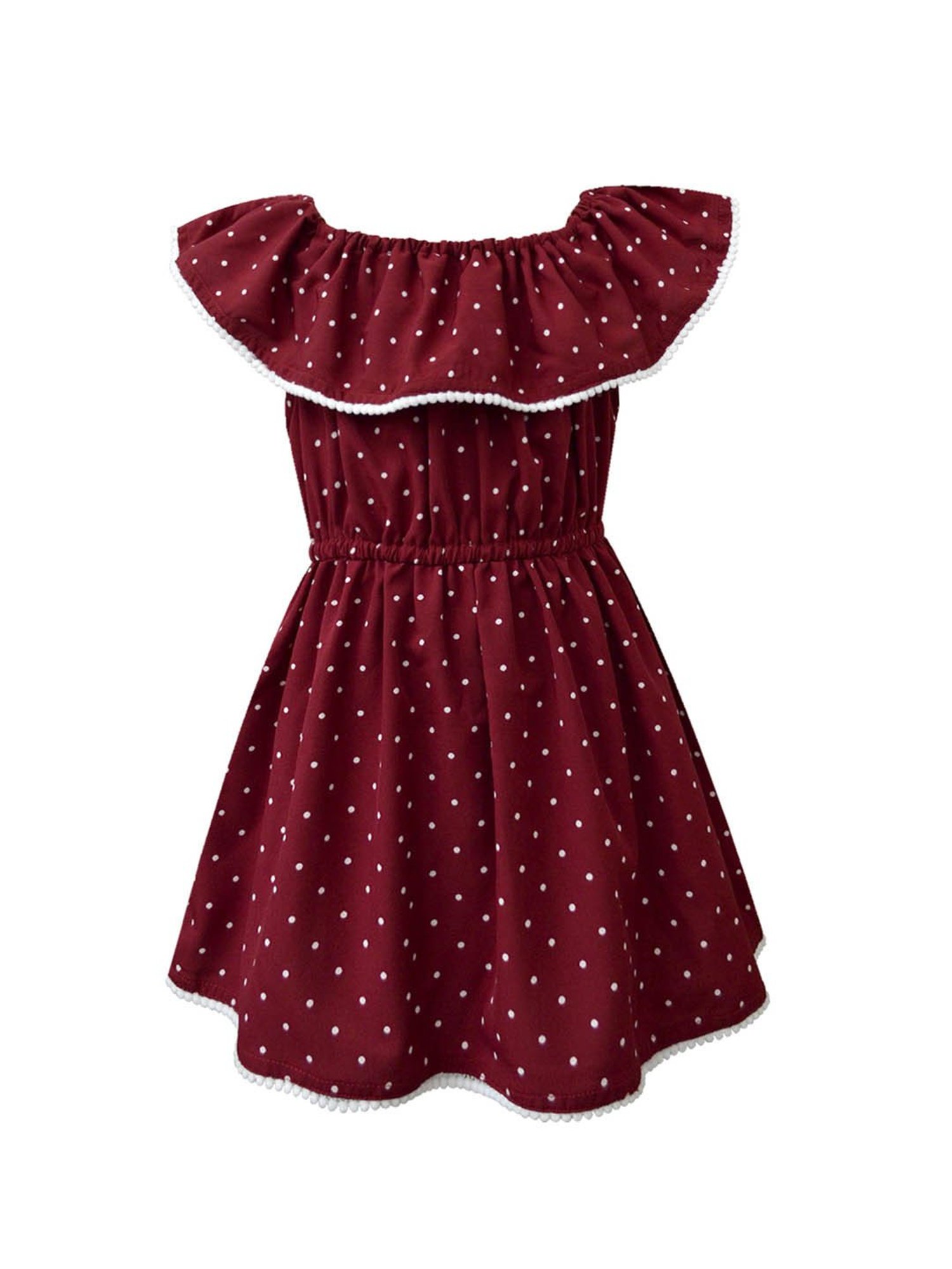 A.T.U.N. Maroon Printed Dress