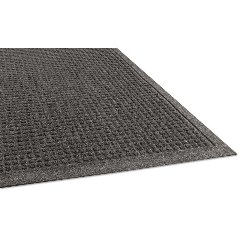3'x10' Rectangle Solid Floor Mat Black - Guardian