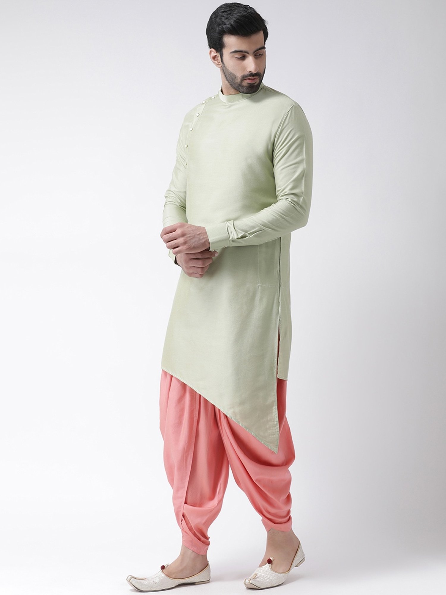KISAH PLUS Green Regular Fit Kurta Bottom Set