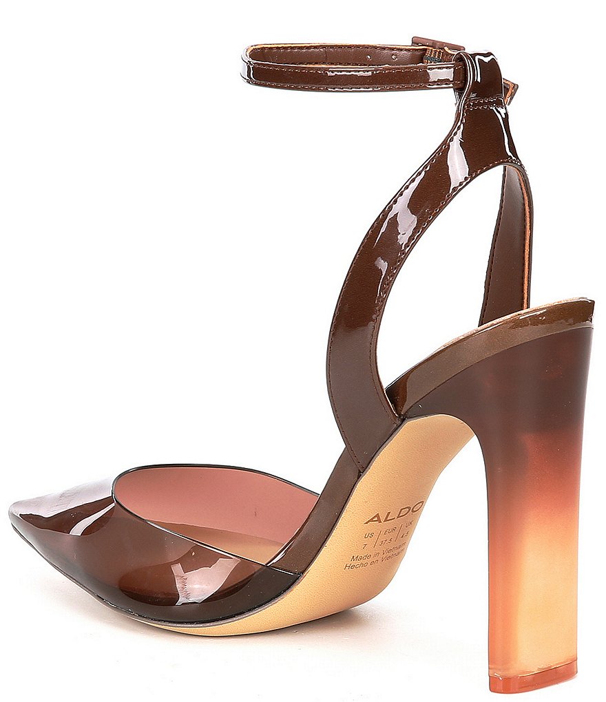 ALDO Aradda Clear Ankle Strap Pumps