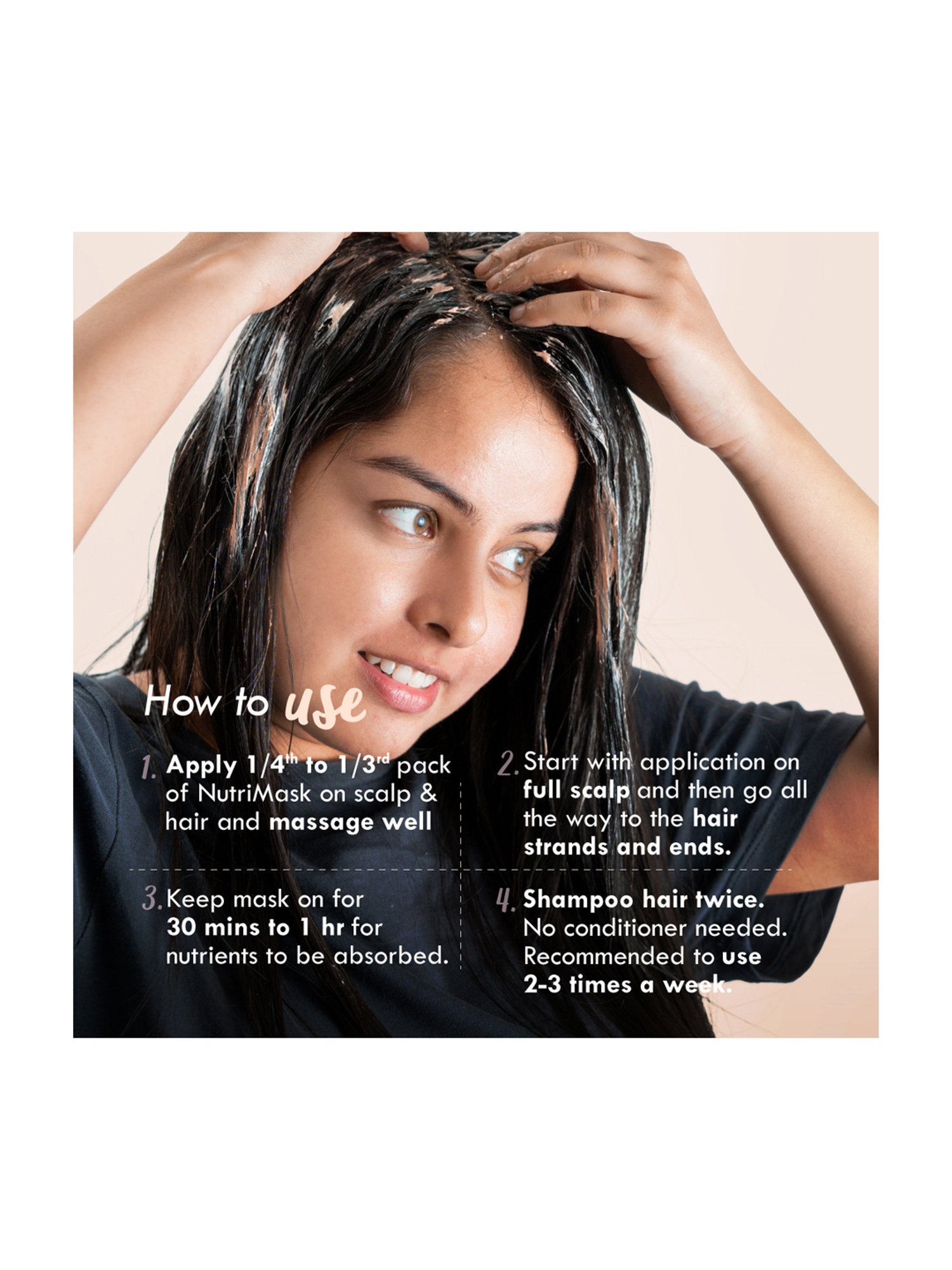 Nat Habit Five Oil Hibiscus Fuse Fresh Hair Nutri Mask - Pack of 2