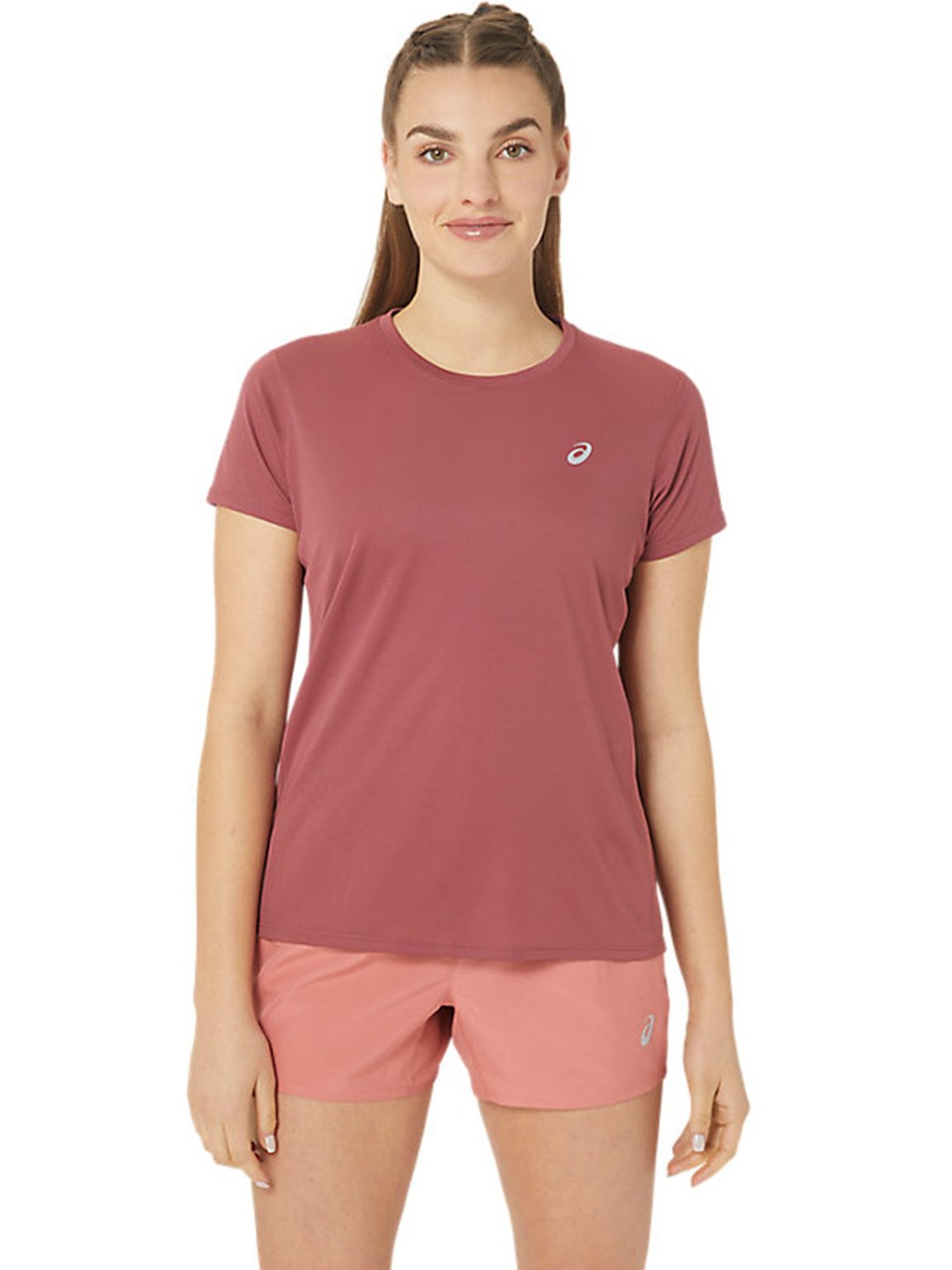 Asics Silver SS Red T-Shirt