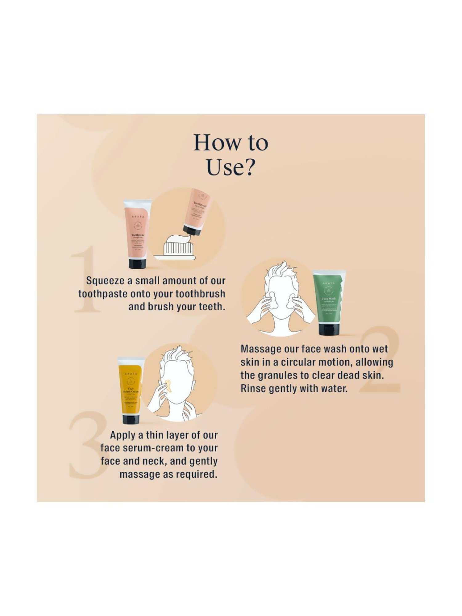 Arata Essential Morning Regime