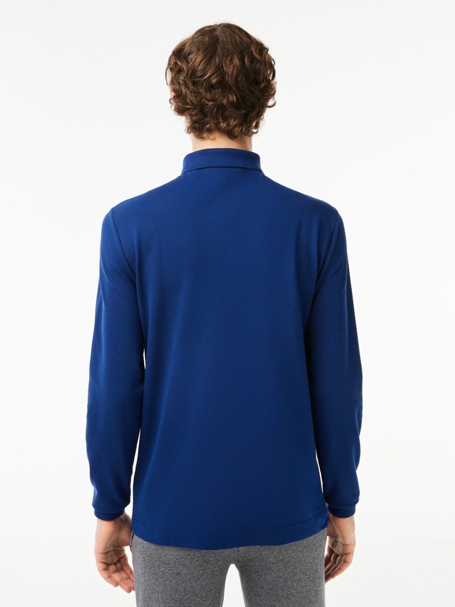 Lacoste Navy Cotton Regular Fit Polo T-Shirt