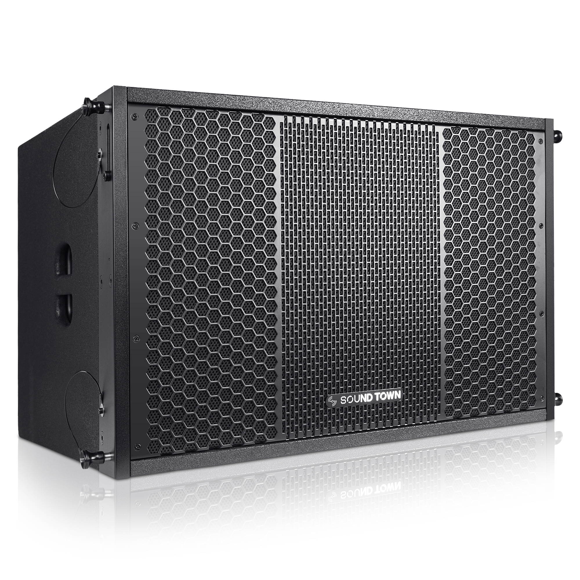 Sound Town ZETHUS Series 15&rdquo; 1000W Powered Line Array Subwoofer, Black (ZETHUS-115SPW)
