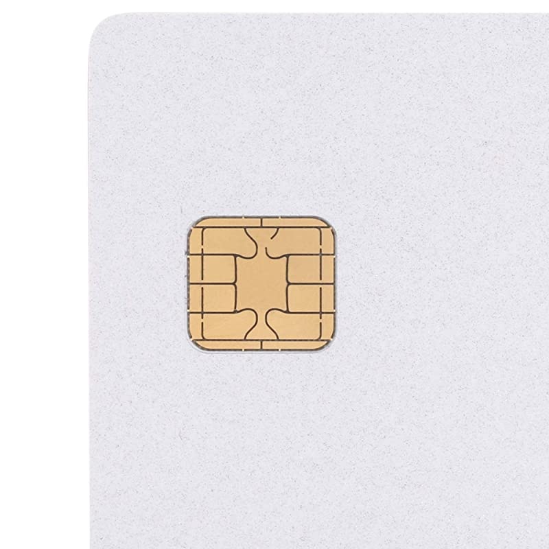 Java JCOP Chip Cards Pearl wHiCo Silver 2 Track Mag Stripe JCOP2136K 10 Pack