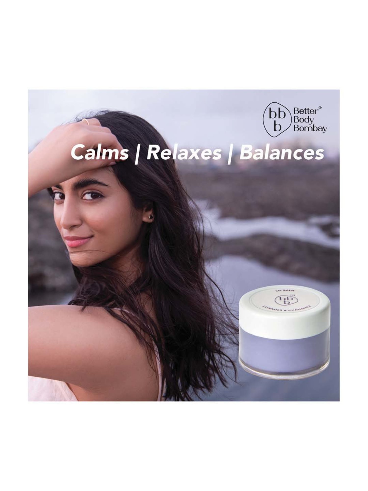 bbb Better Body Bombay Lavender & Chamomile Lip Balm - 10 gm