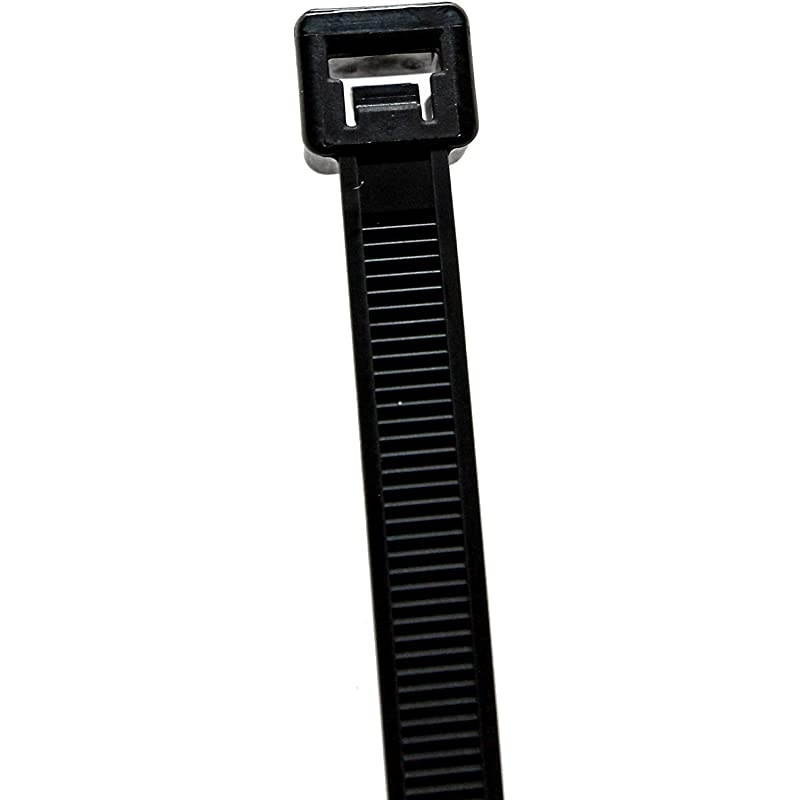 Duty Cable Zip Ties Durable strong nylon tie wraps 120 LB Tensile Strength 9 Inch 100 Pack UV Black
