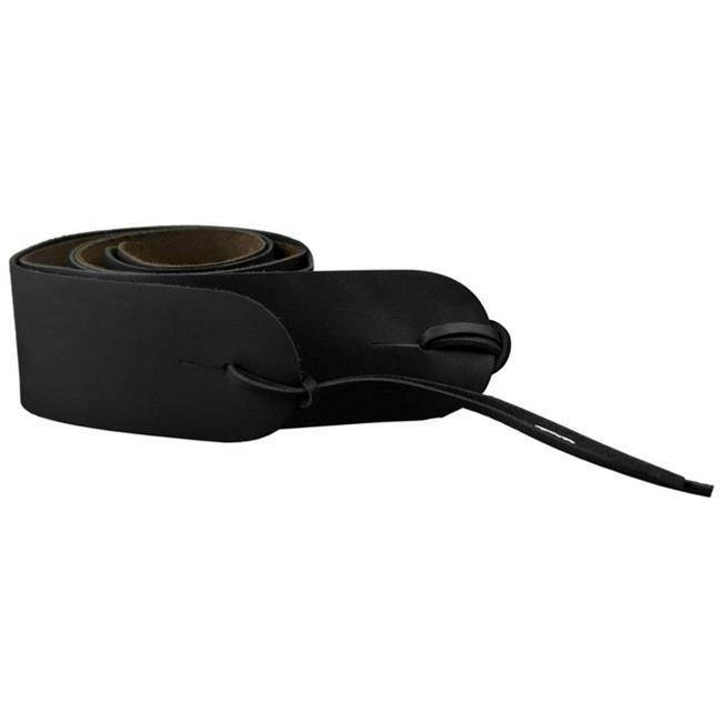 Clayton LS3BK Leather 3.5 in. Guitar Strap, Black