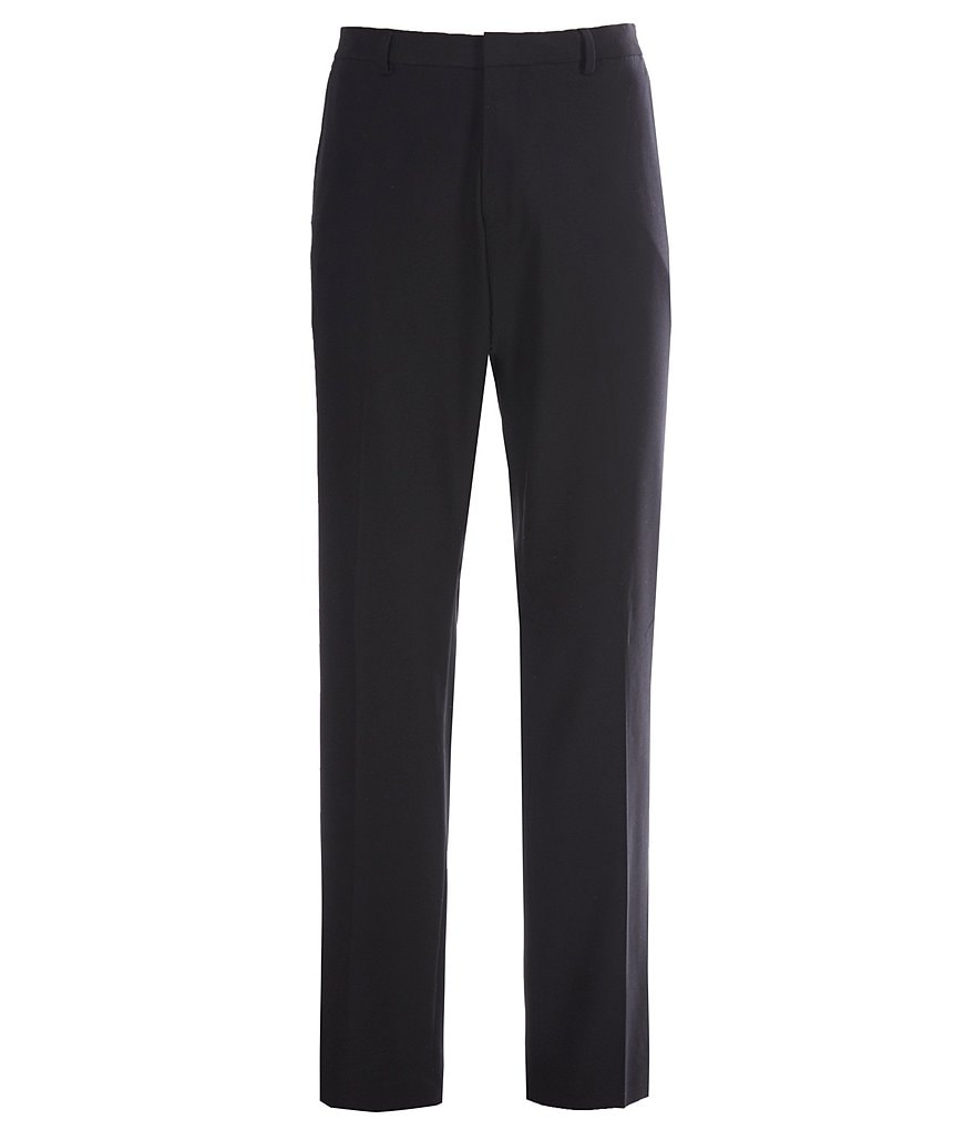 Calvin Klein Slim-Fit Flat-Front Fine Cord Stripe Bi-Stretch Suit Separate Pants