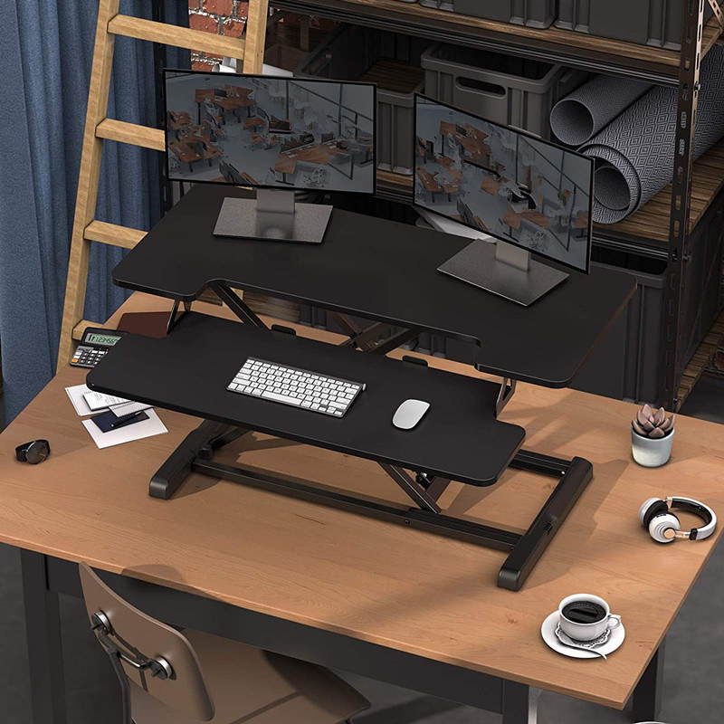 Computer Lifting Table,Standing Desk Converter Stand Up Desk Riser, Height Adjustable Ergonomic Tabletop Workstation Riser