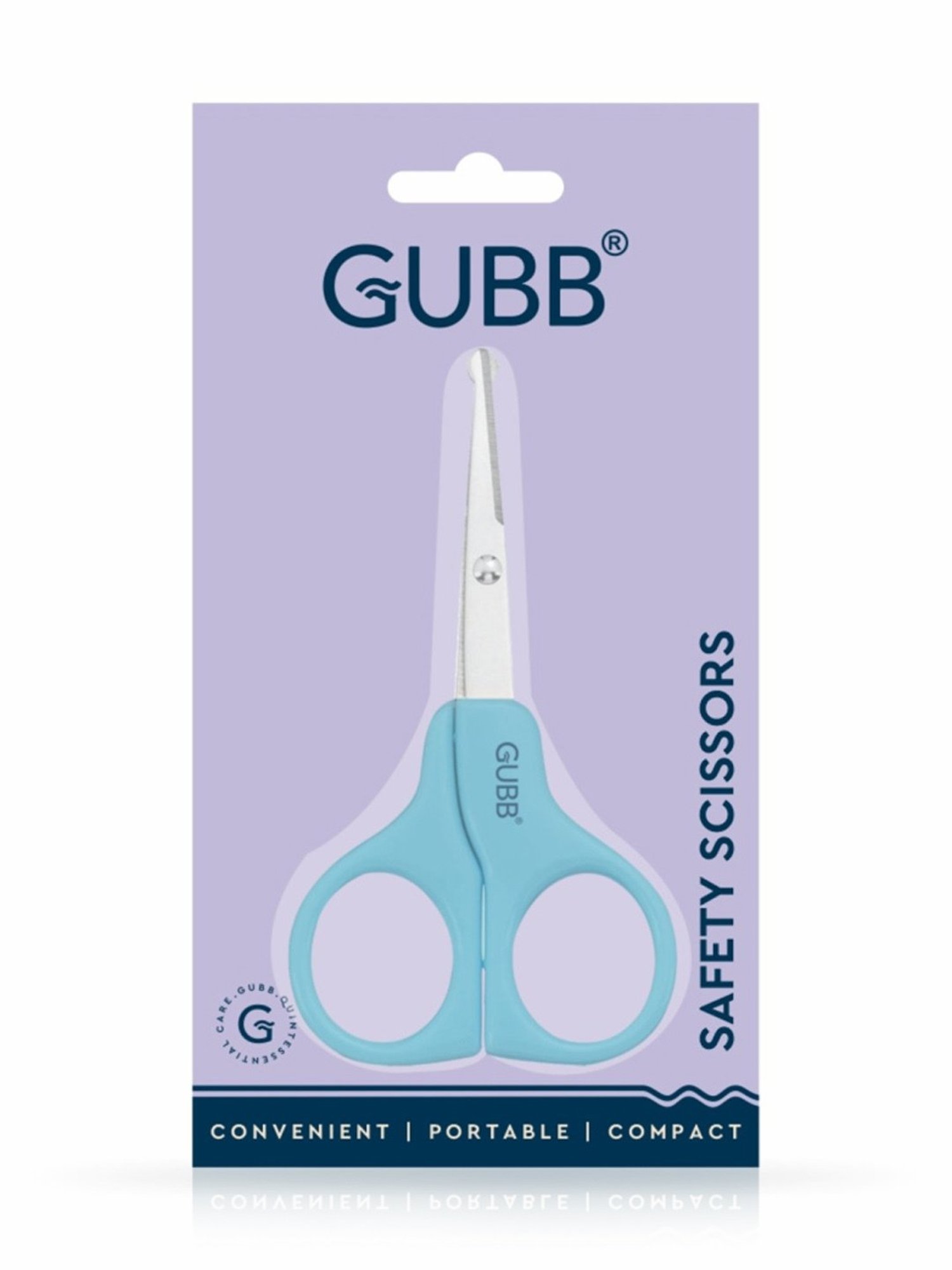 GUBB Safety Scissor with Round Edges, Stainless Steel Hair Cutting Scissor