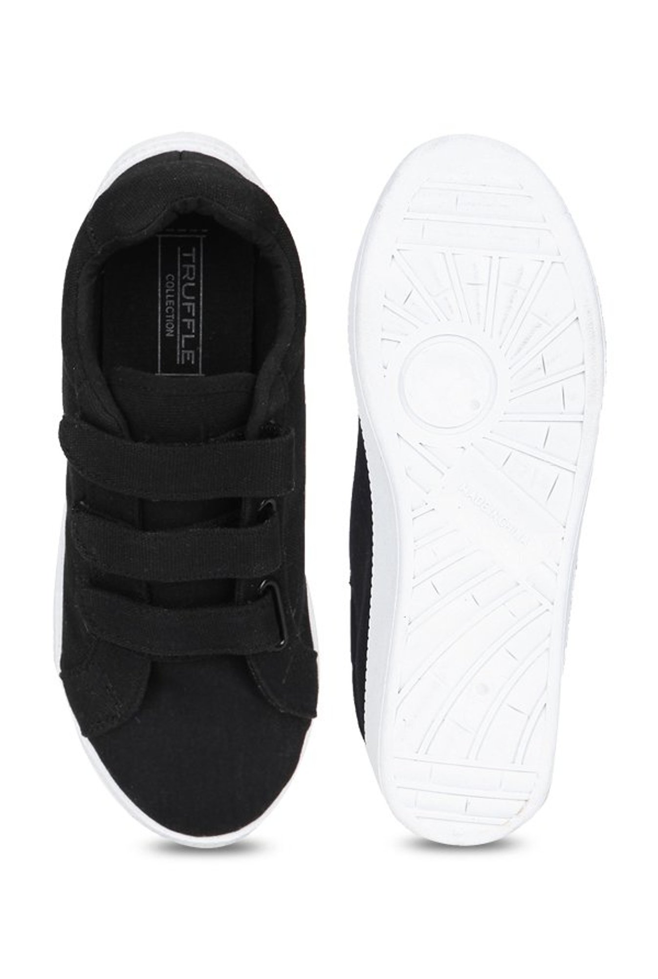 Truffle Collection Black Casual Shoes