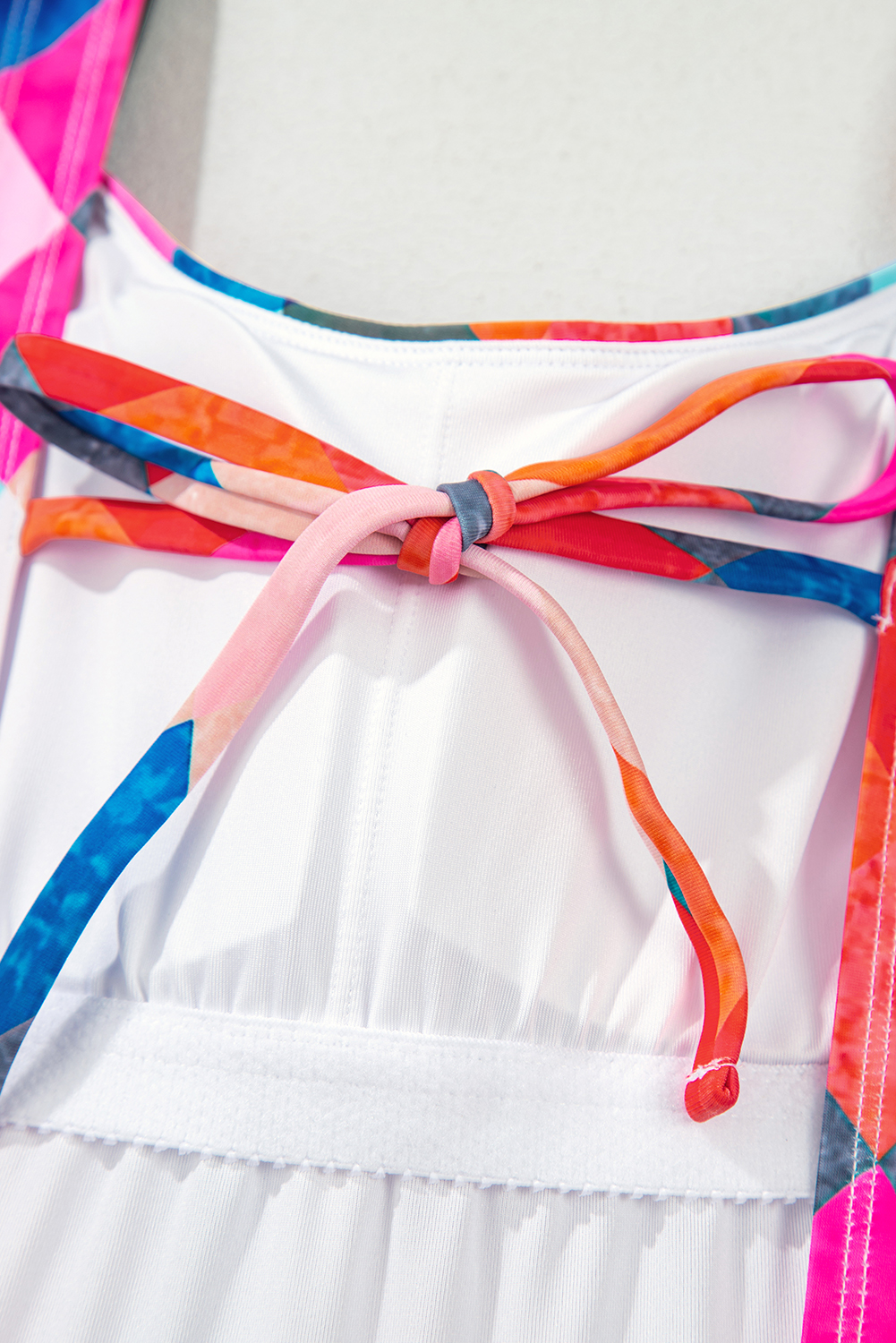 Black Plant Print Zip Front Half Sleeve One Piece Swimsuit