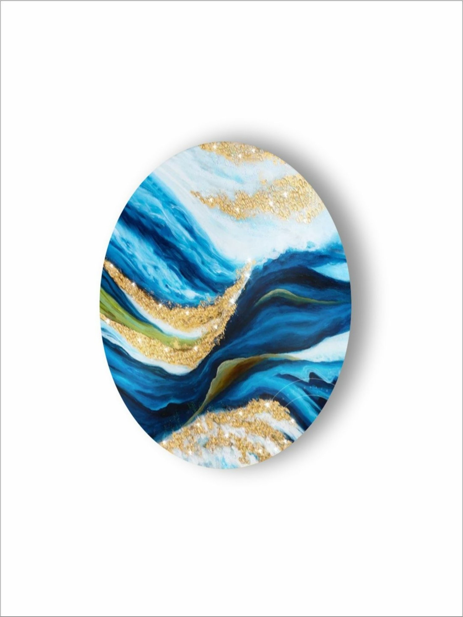 The Art House Abstract Multicolor Canvas Painting