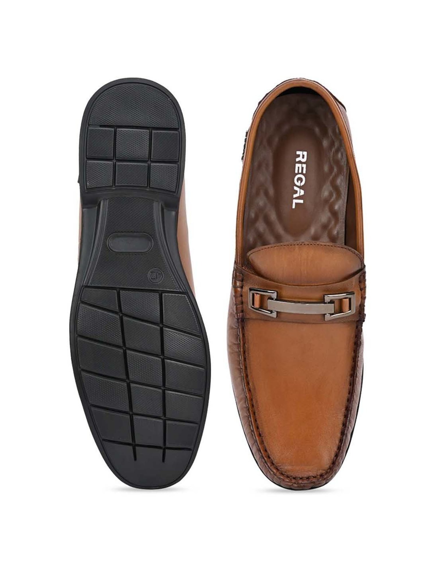 Regal Men's Tan Formal Loafers