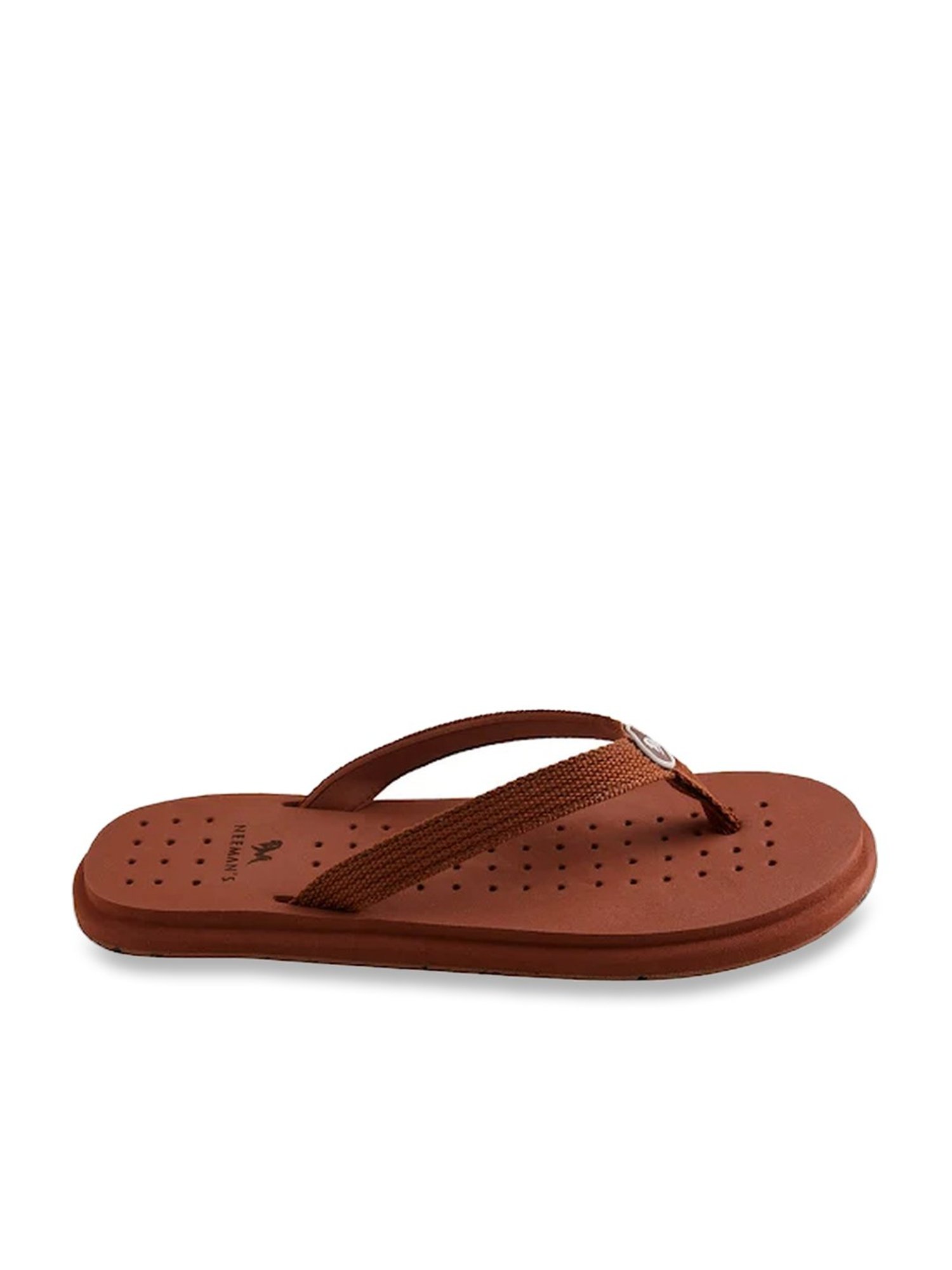 Neemans Women's Eco Flips Brown Flip Flops