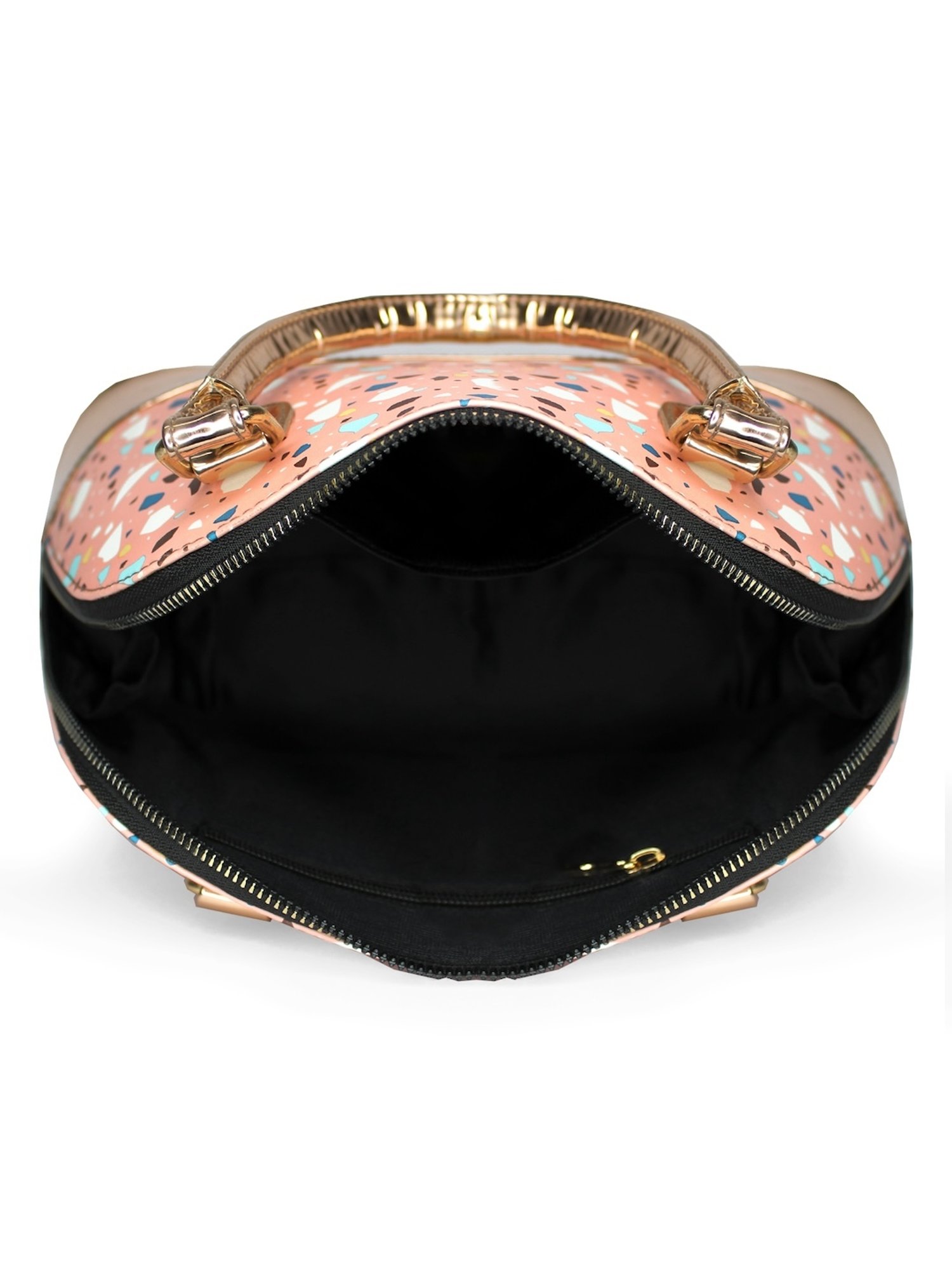 Modern Myth Pink Printed Medium Handbag