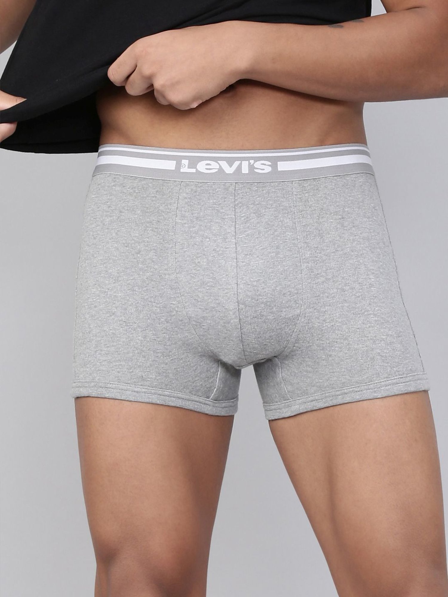 Levi's Multi Cotton Regular Fit Trunks - Pack Of 2