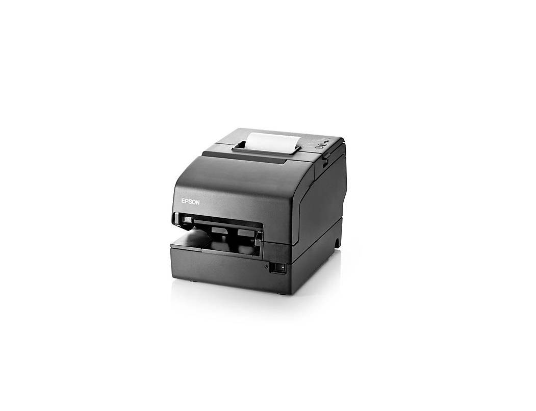 HP Epson TM-H6000IV Hybrid Pos Dot-Matrix Monochrome Printer PoweredUSB USB (REG. P/S) Black 724973-001