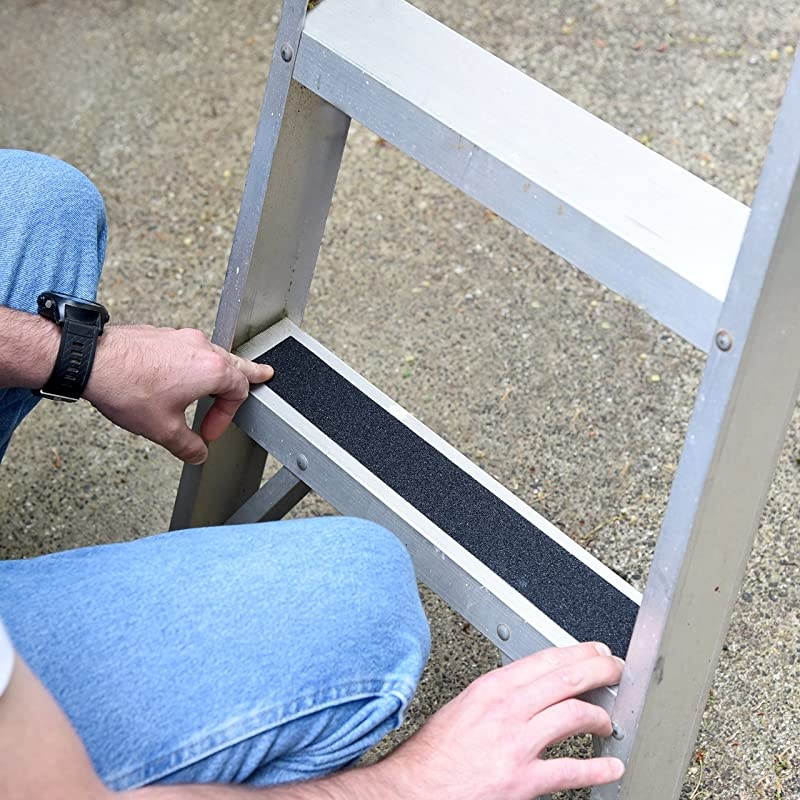 Slip Tape | Outdoor Waterproof | Heavy Duty Slip Traction Tape | Black 4 Inch x 30 Feet | by Teegan Tapes