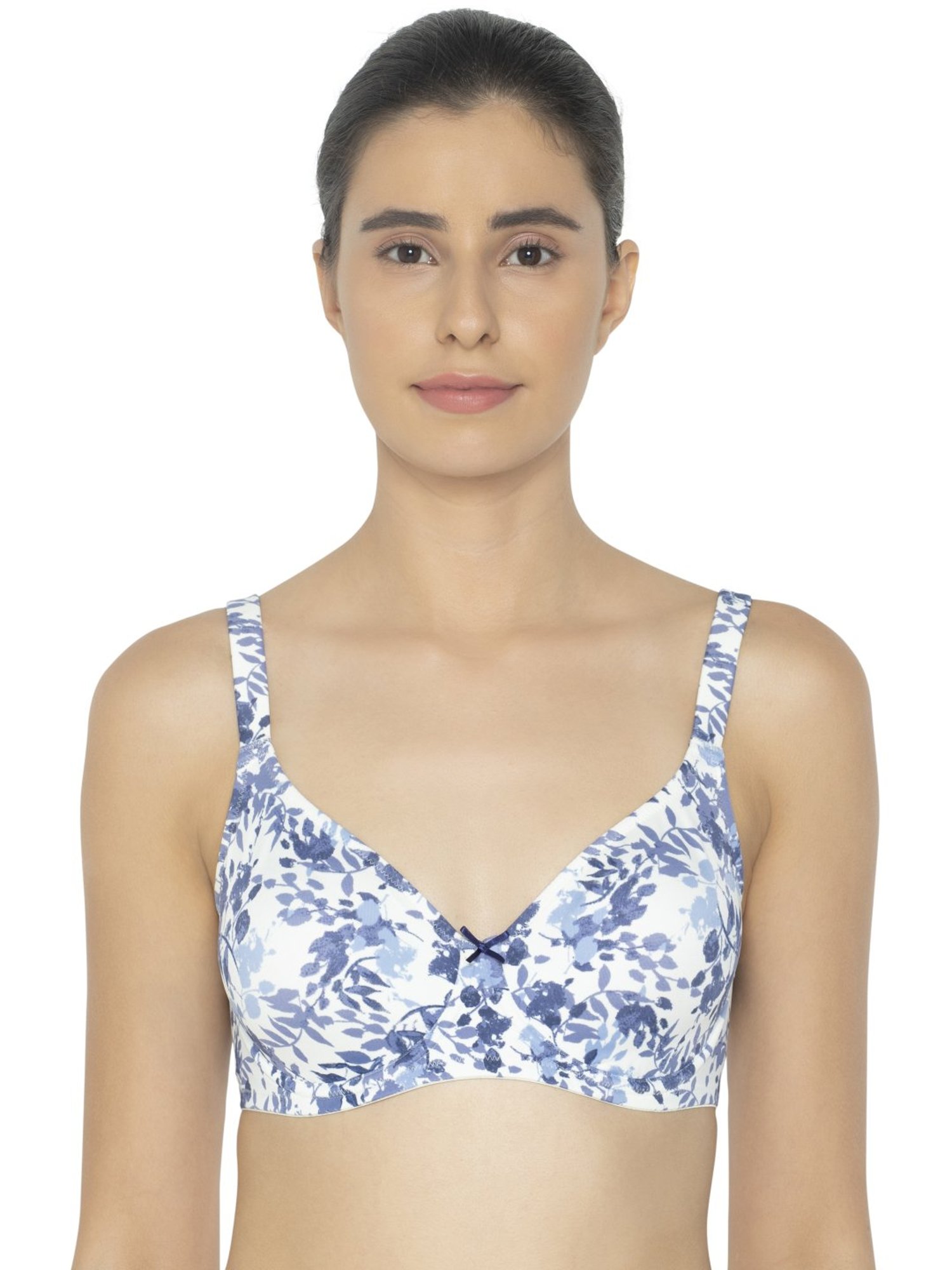 Triumph Almond White Printed Minimizer Bra