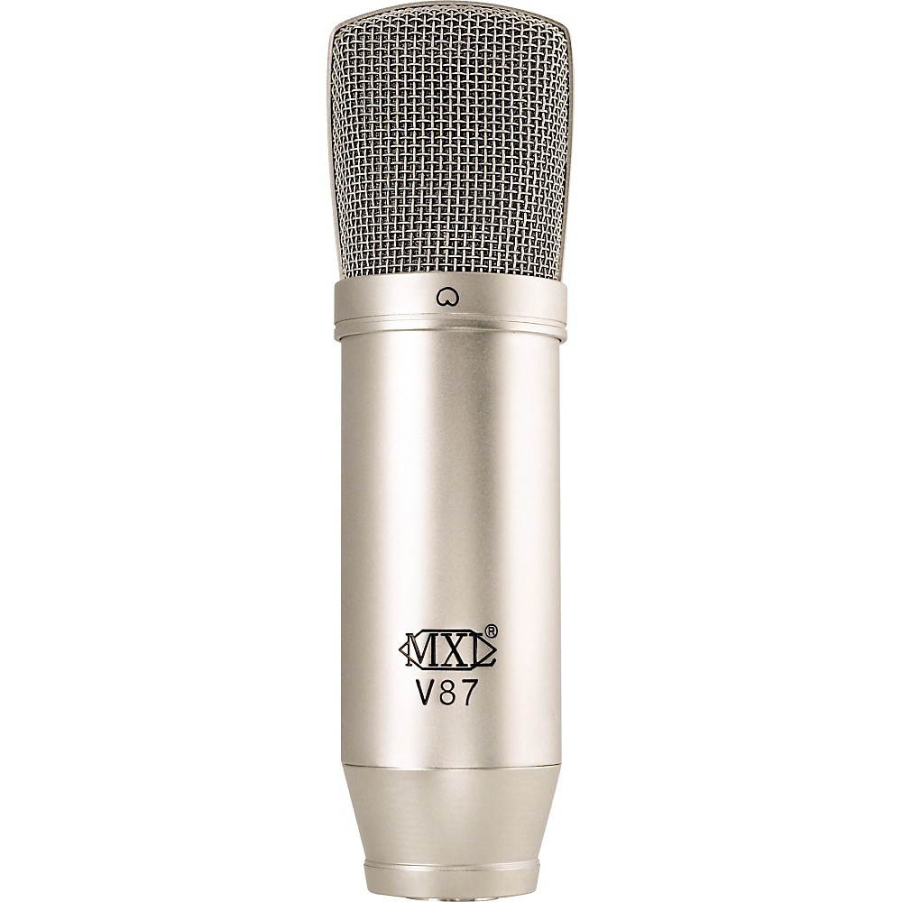 MXL V87 Low Noise Condenser Mic w/ Shockmount & Pop Filter