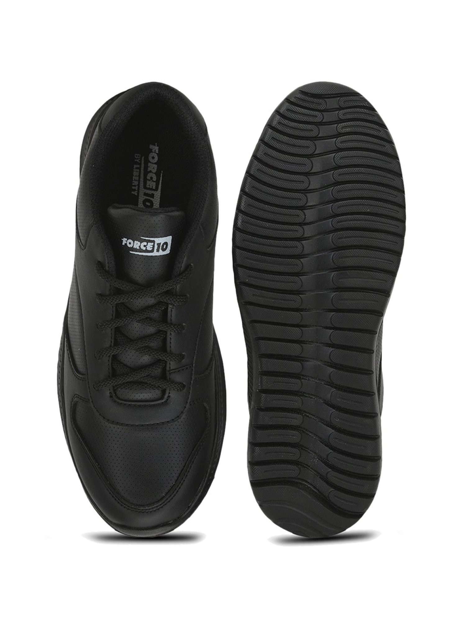 Force 10 By Liberty Kids Black Lace Up Shoes