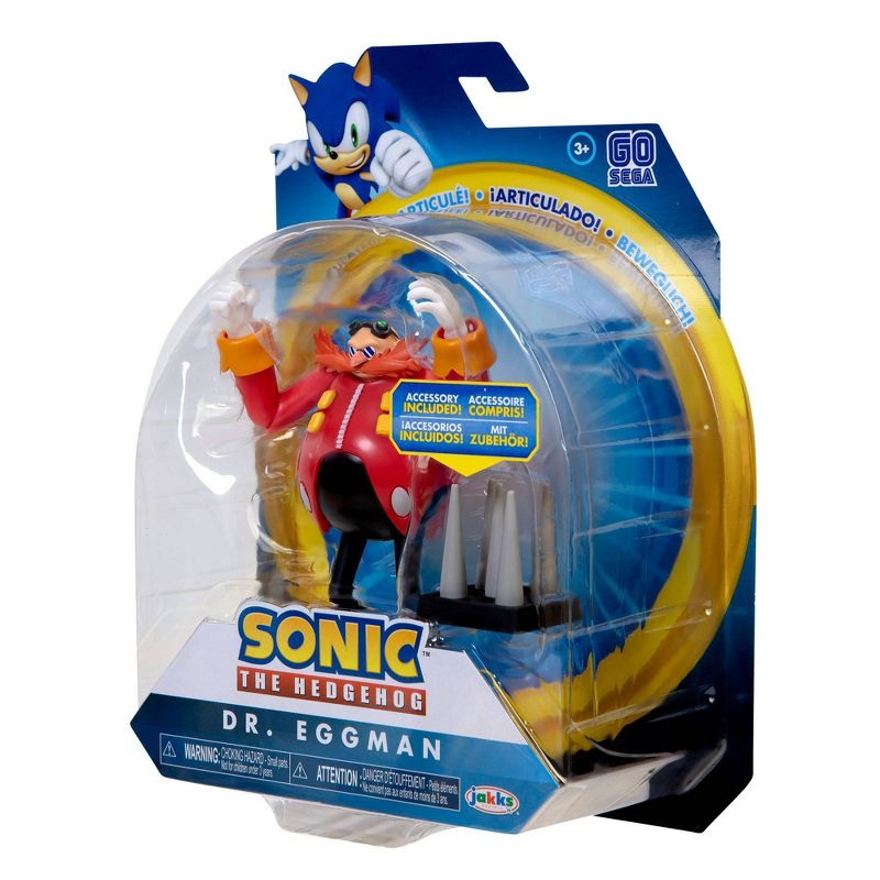 Sonic the Hedgehog 4" Dr. Eggman with Spike Trap Wave 1
