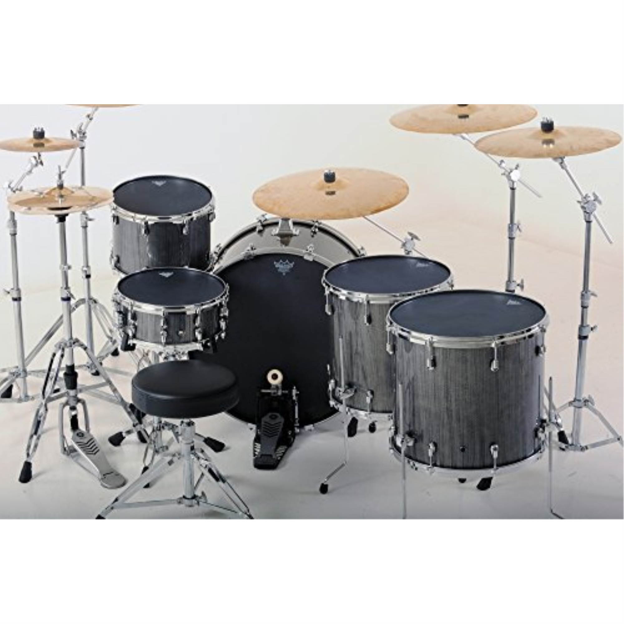 Remo Powerstroke P3 Black Suede Bass Drumhead - 22"