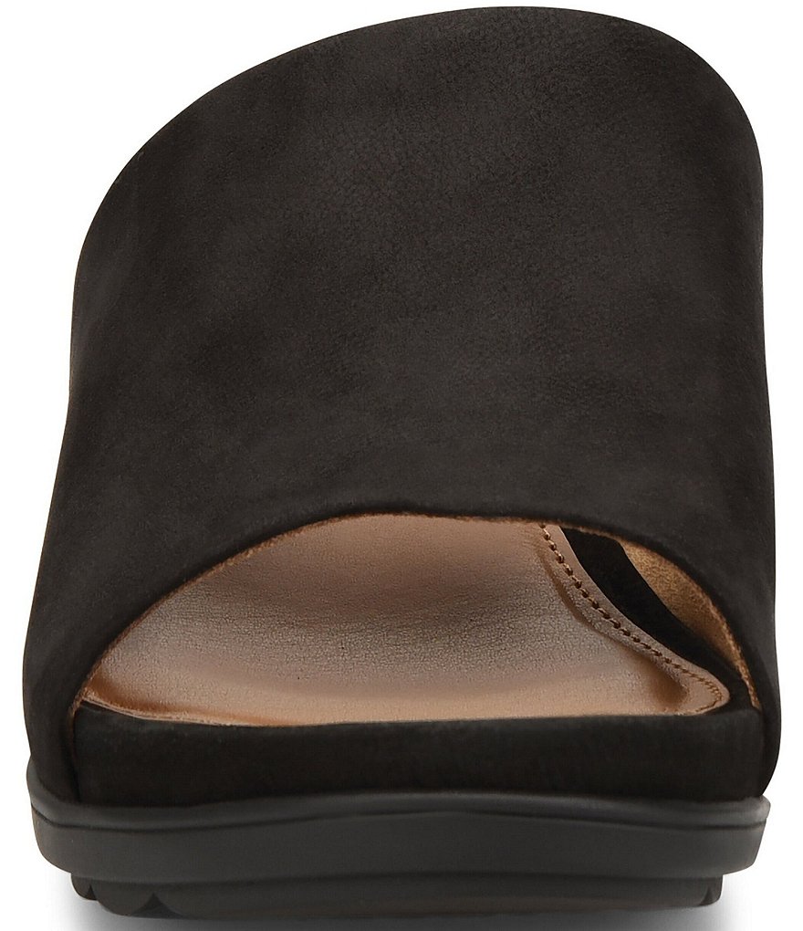 Comfortiva Pax Nubuck Wrapped Wedge Slides