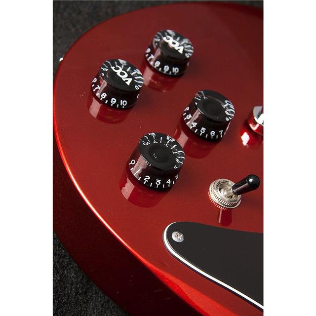 Washburn Idol WIS26MRK-D USA Duncan with VCC Control Guitar, Metallic Red Copper