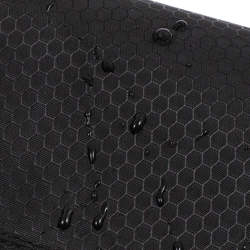 Cosmetic Travel Bag, Makeup Brush Organizer (Black, 2 Pack)