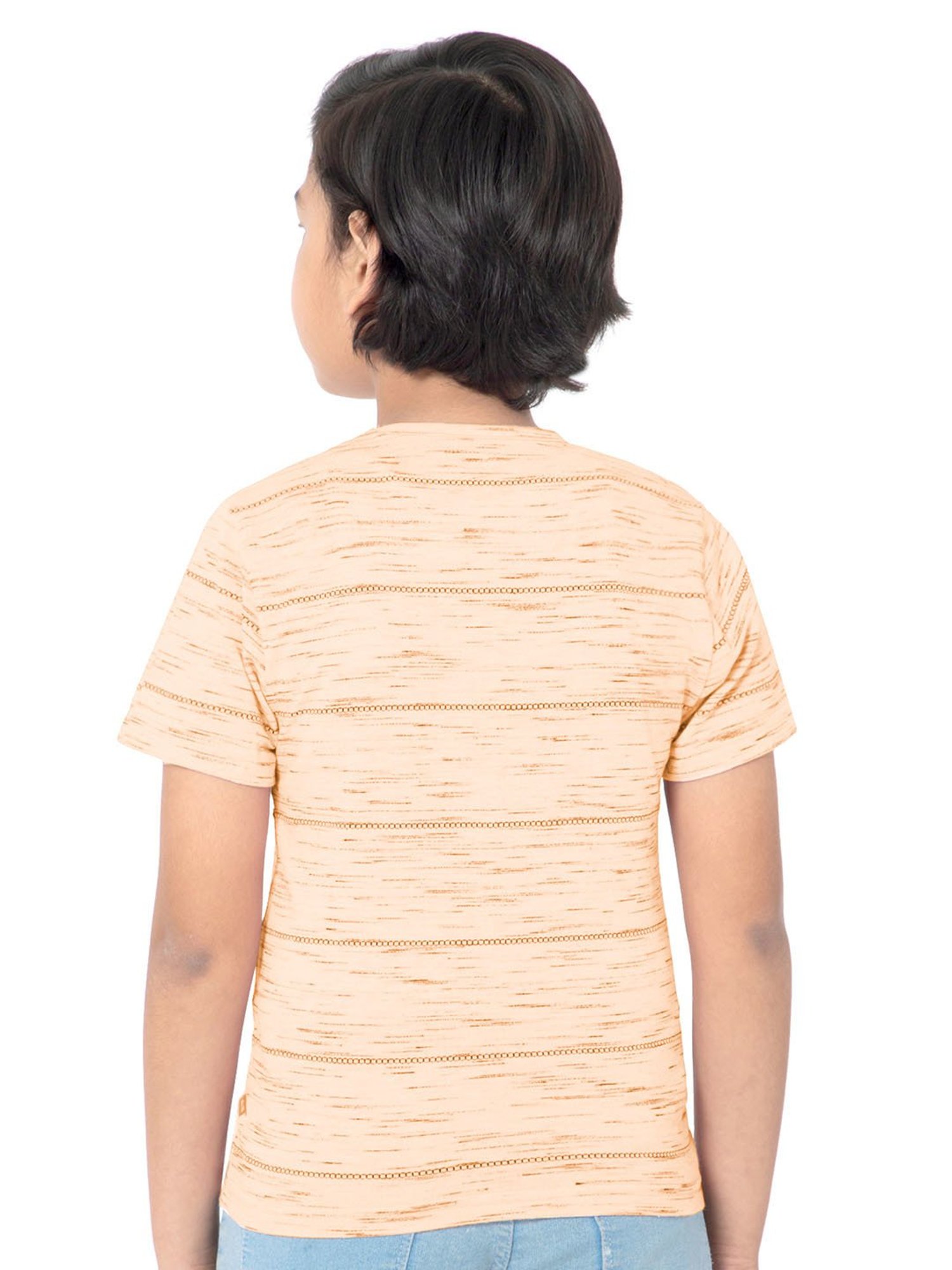 Bodycare Kids Beige Printed T-Shirt