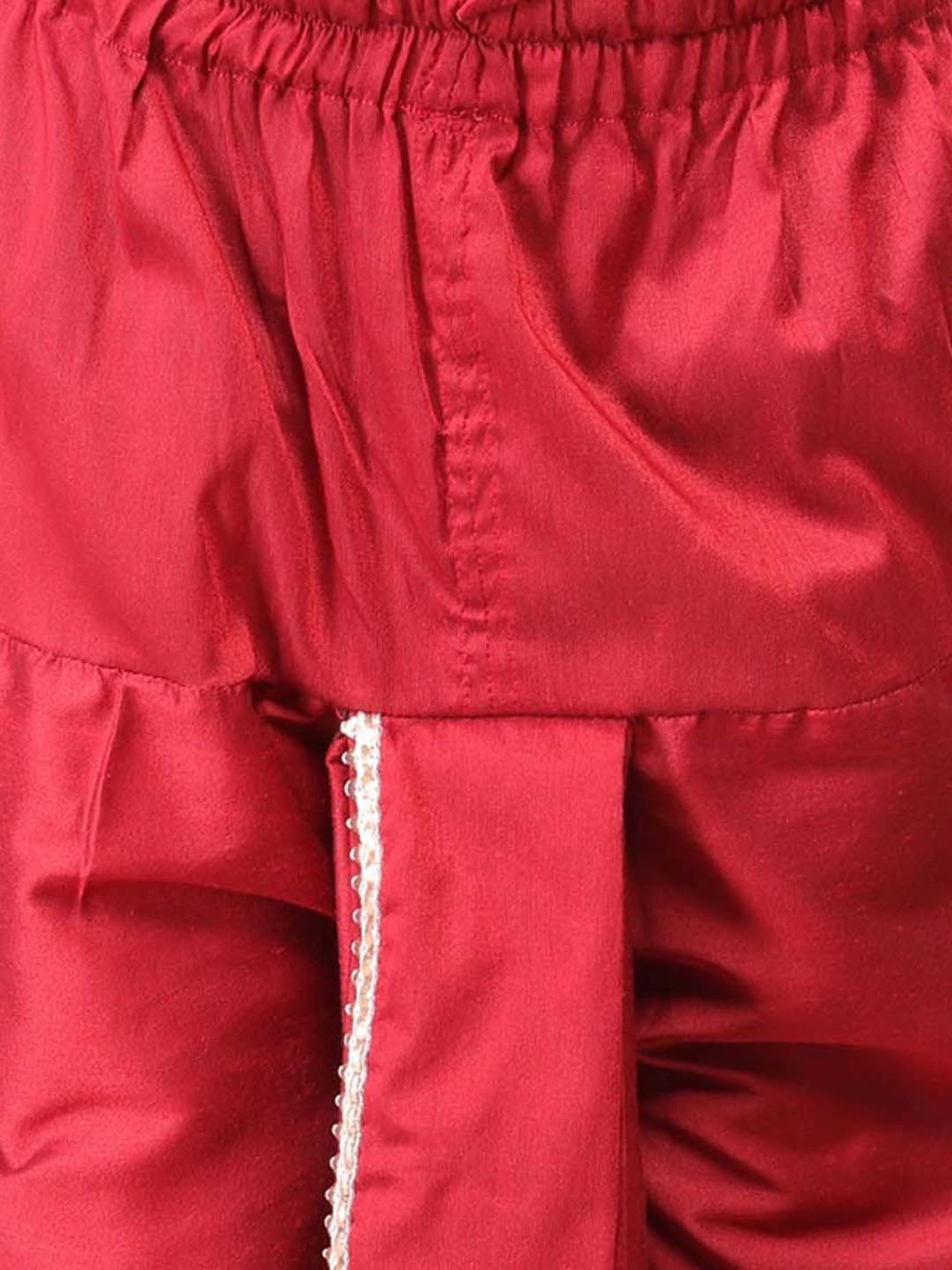 TABARD Kids Maroon Cotton Regular Fit Dhoti