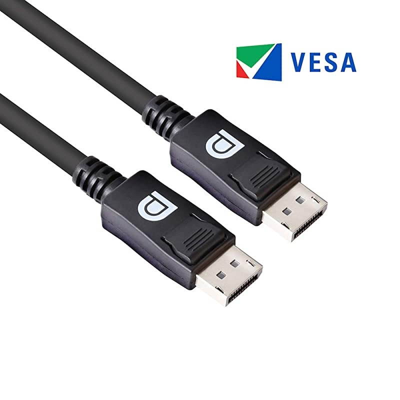3D Displayport Cable 14 8K 60Hz VESA certfied 3 Meter984Feet 28AWG Black Color CAC1060