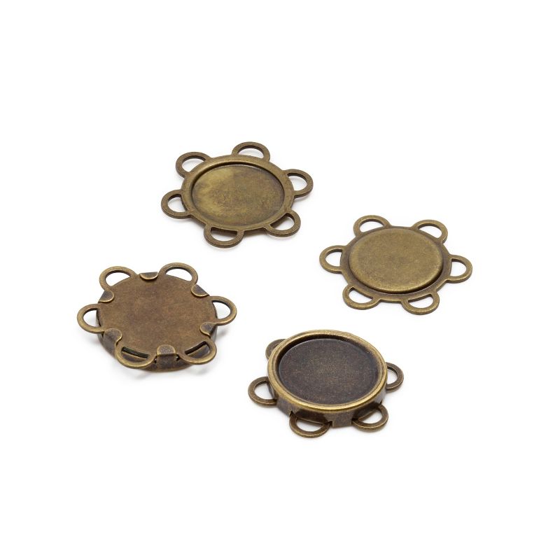 Dritz 12pc Snaps Sew-On Magnetic Antique Brass