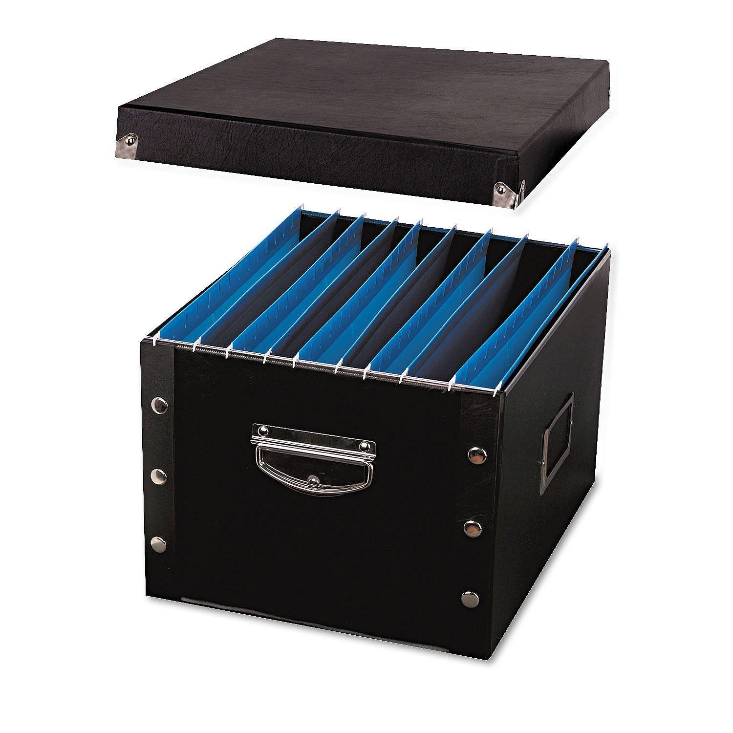 Snap-N-Store Snap N Store Storage Box Letter/Legal 16 1/4 x 9 3/4 x 13 1/4 Black