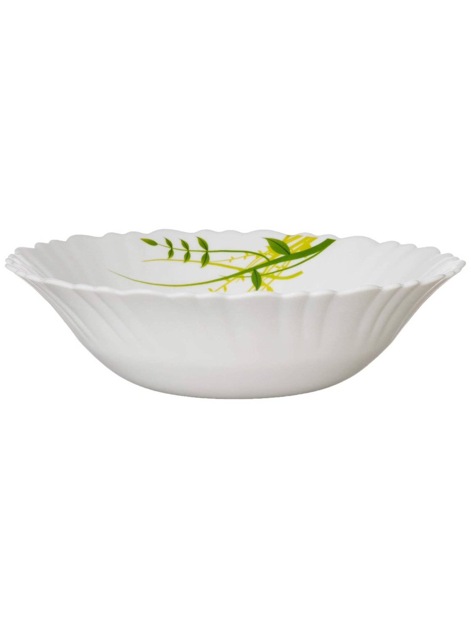 Larah by Borosil White Opalware Bowl - Set of 2