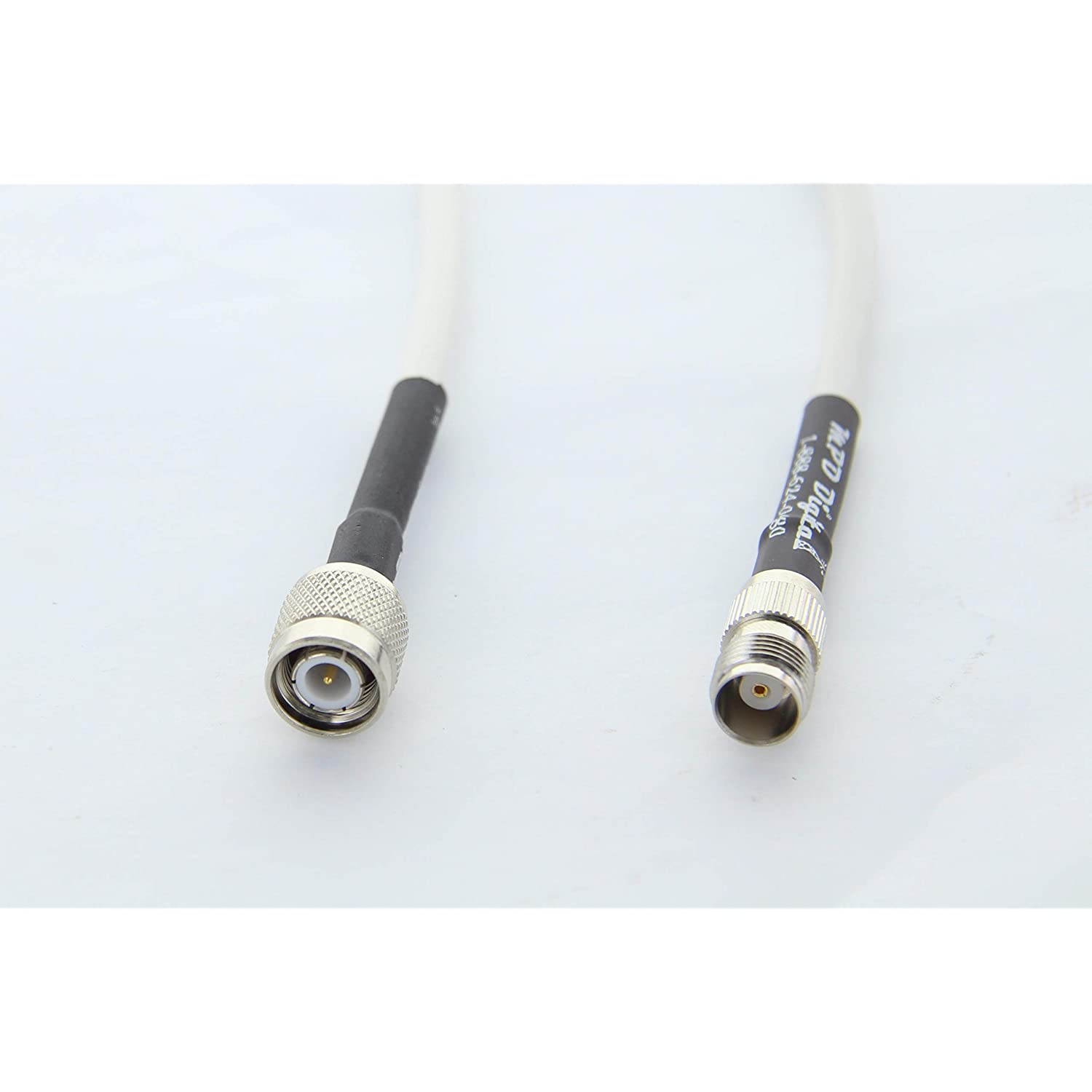 MPD Digital RG8X Marine Iridium VHF AIS Antenna Extension Cable TNC male & female RF Connectors Made in the U.S.A, 18ft