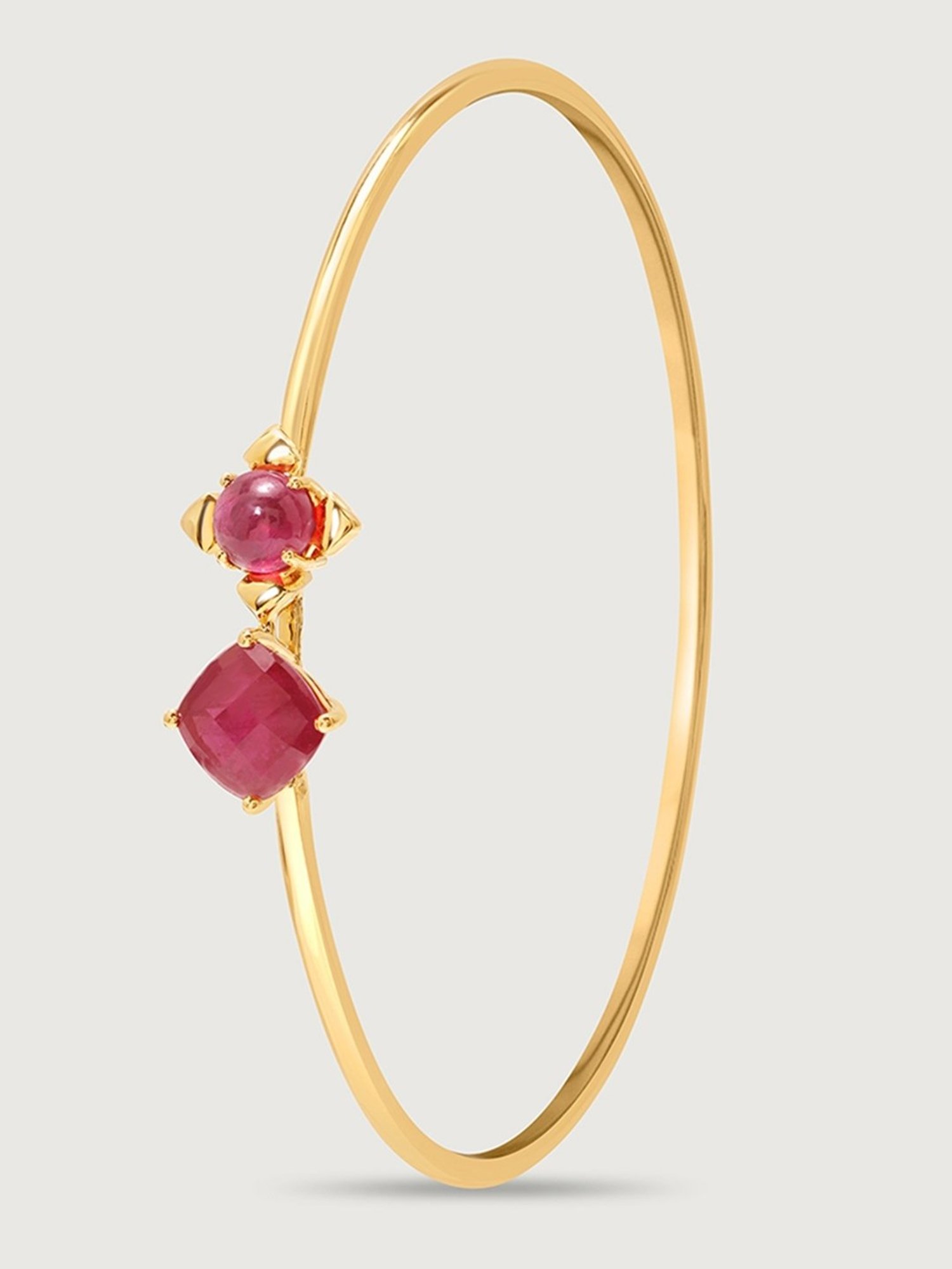Mia by Tanishq Crimson Clinks 14k Ruby Bangle