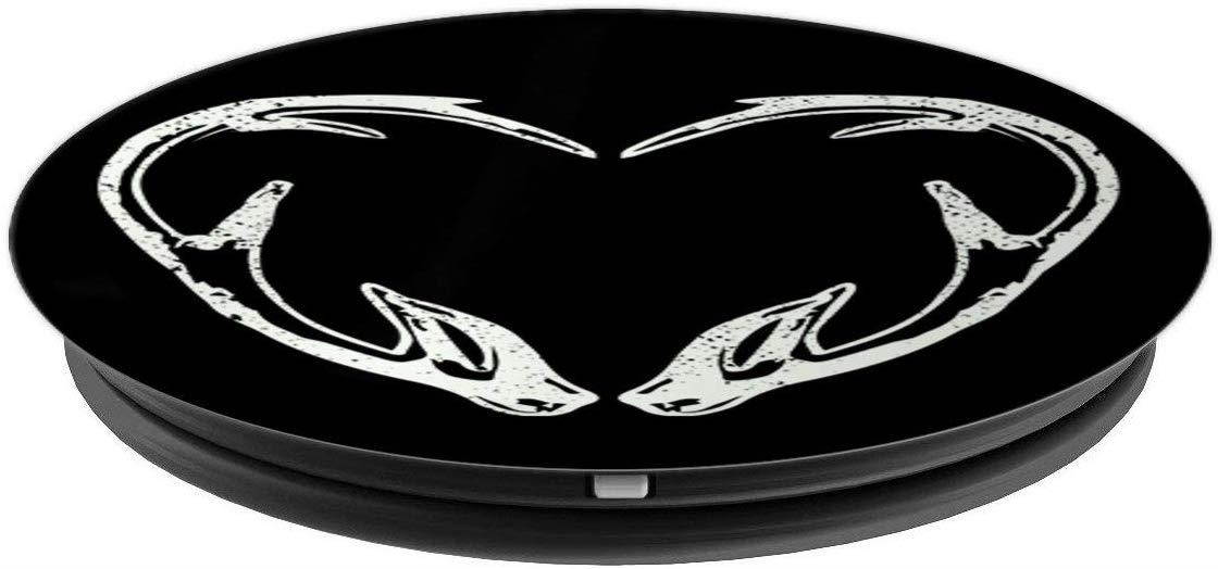 Hunting Deer & Elk Shed Antler heart shape- Hunter PopSockets Grip and Stand for Phones and Tablets