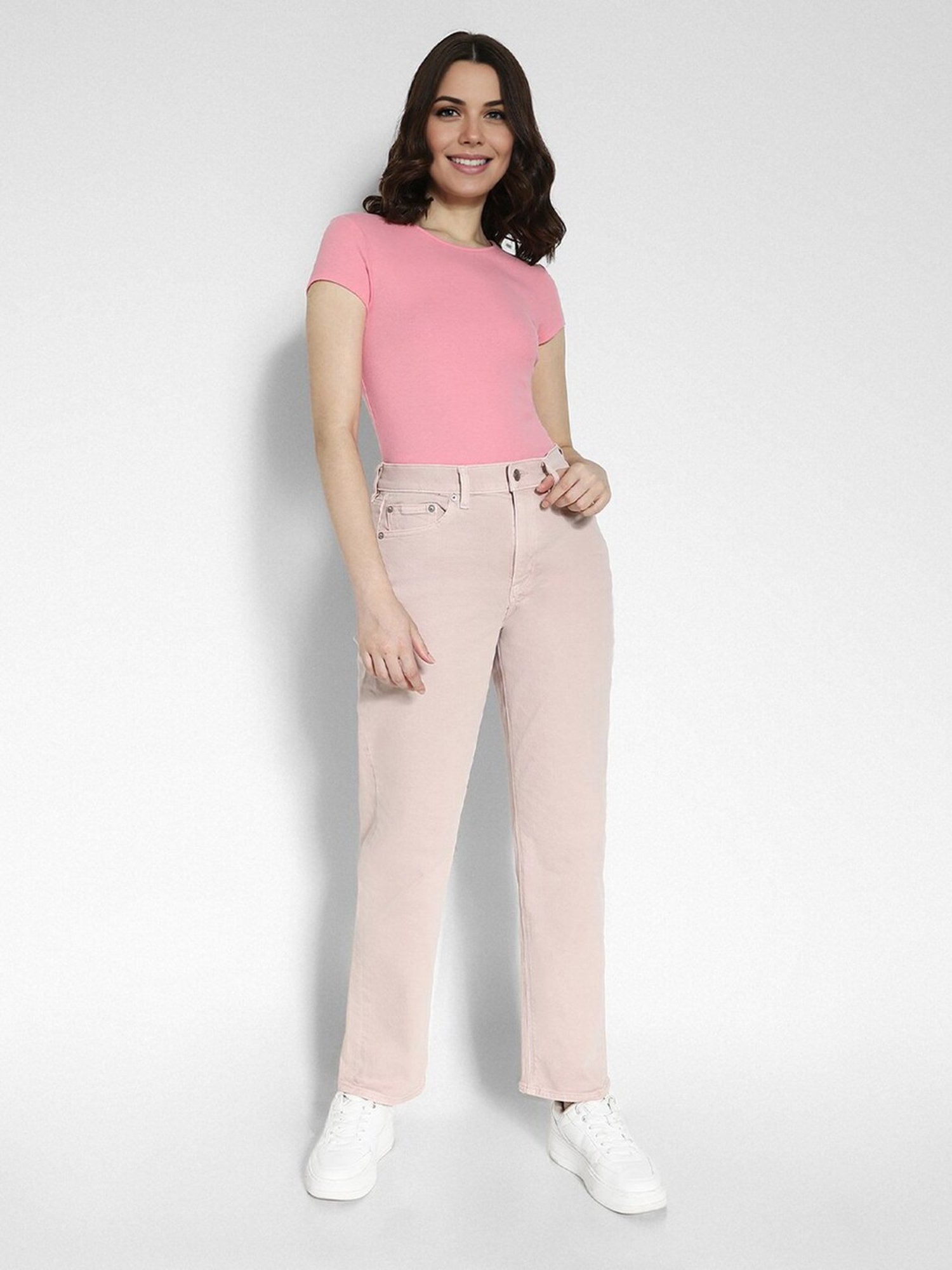 American Eagle Outfitters Pink Slim Fit T-Shirt