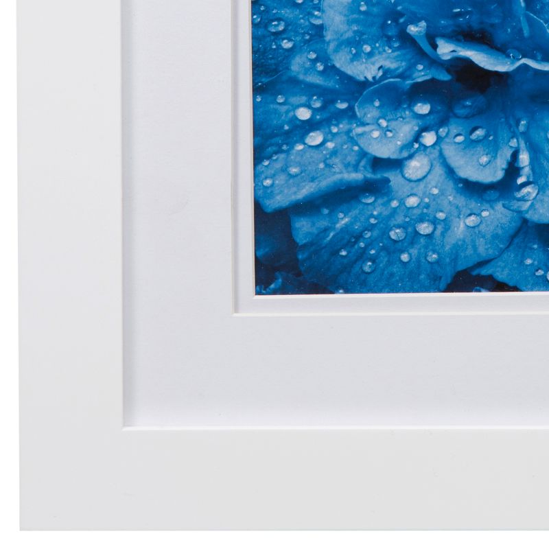 8" x 8" Wide Double Matted to 5" x 5" Frame White - Gallery Solutions