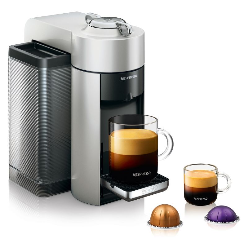 Nespresso Vertuo Coffee and Espresso Machine Silver by De'Longhi