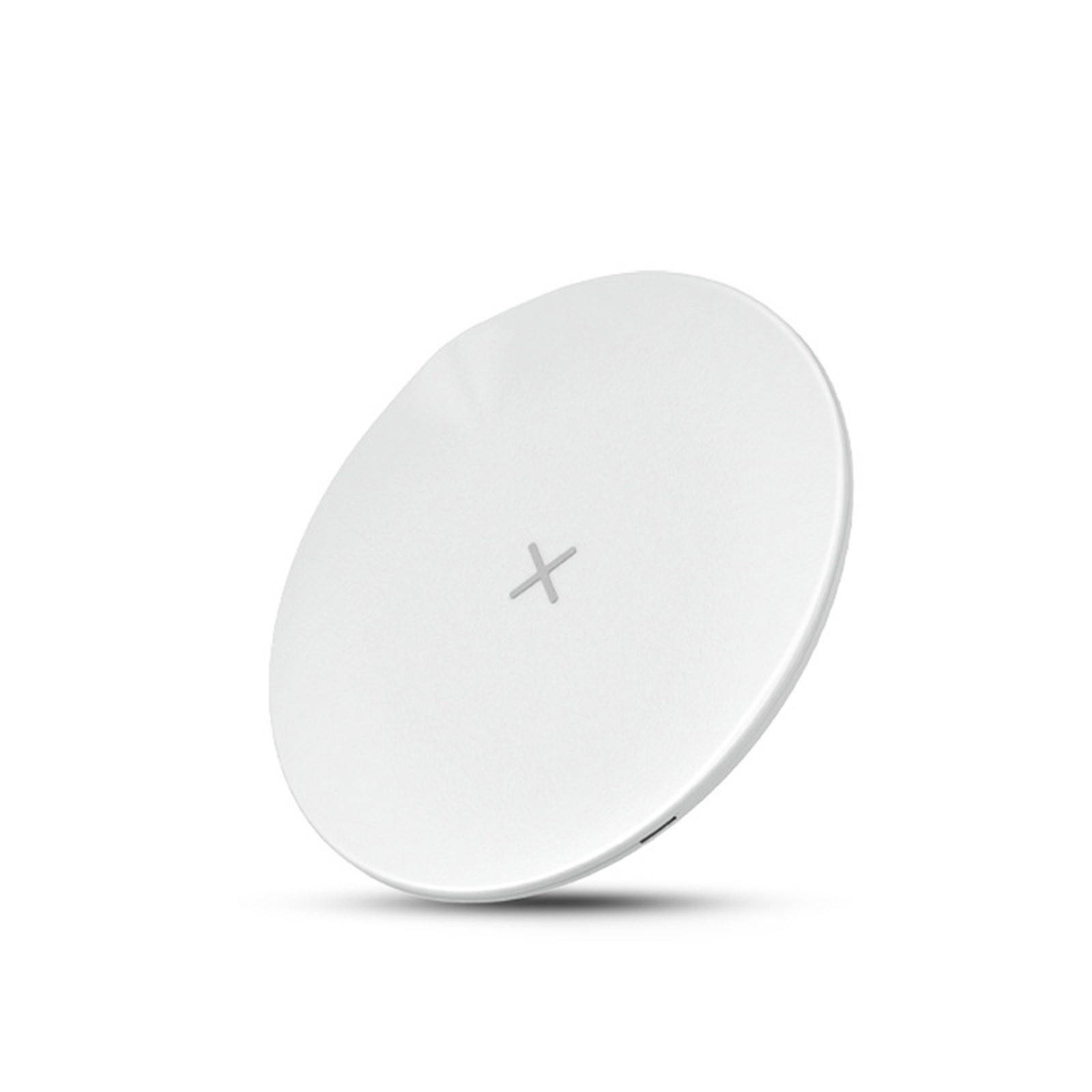 Portable Aluminum Alloy Ultra-thin Round Shape Qi Standard Wireless Charger