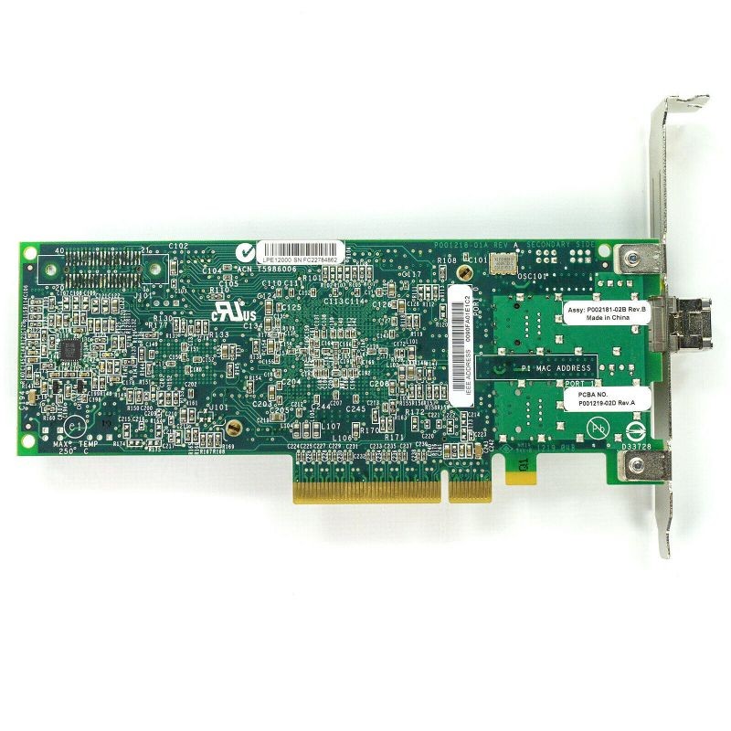 IBM Emulex 8GB Single Port HBA PCI-Express Full Height Card 42D0491