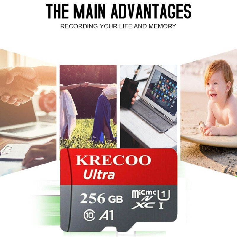 Micro SD Memory Card High Speed TF 64GB 128GB 256GB MicroSD Card with Adapter