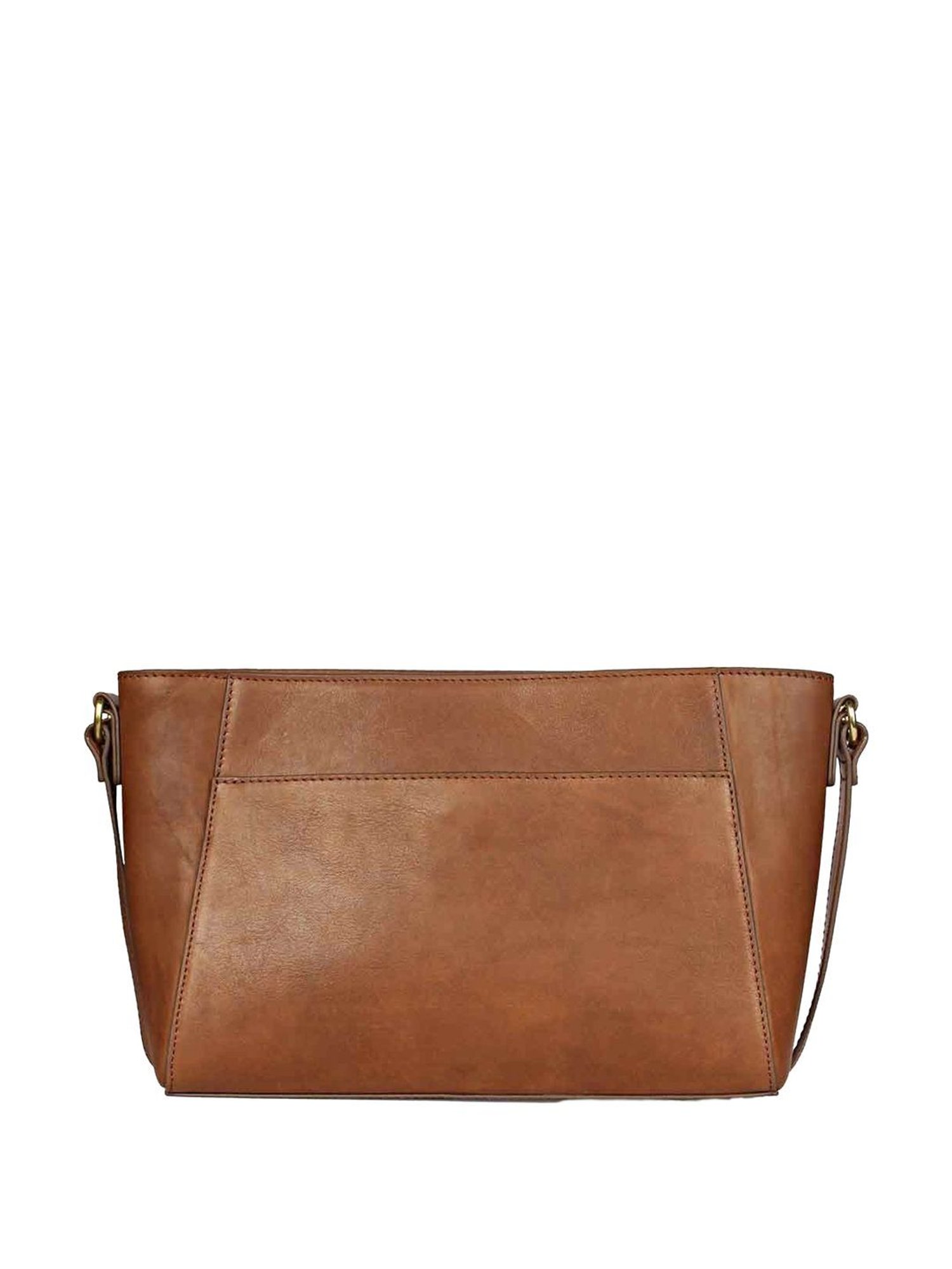 Saint G Brown Solid Medium Sling Handbag